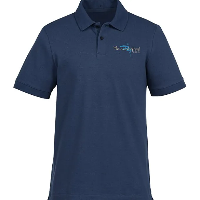 Heavy Knit Stretch Pique Polo - Men's