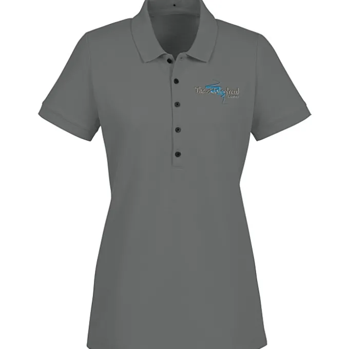 Heavy Knit Stretch Pique Polo - Ladies'