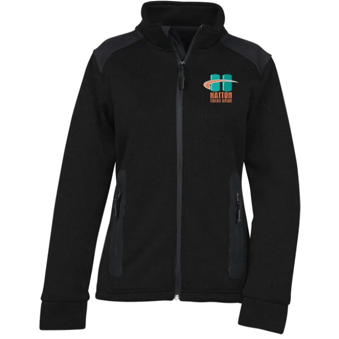 Heavy Knit Technical Sweater Fleece Jacket - Ladies'