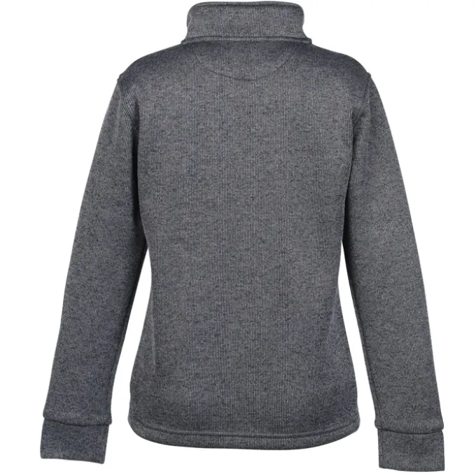Heavy Knit Technical Sweater Fleece Jacket - Ladies' - 24 hr