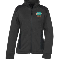 Heavy Knit Technical Sweater Fleece Jacket - Ladies' - 24 hr