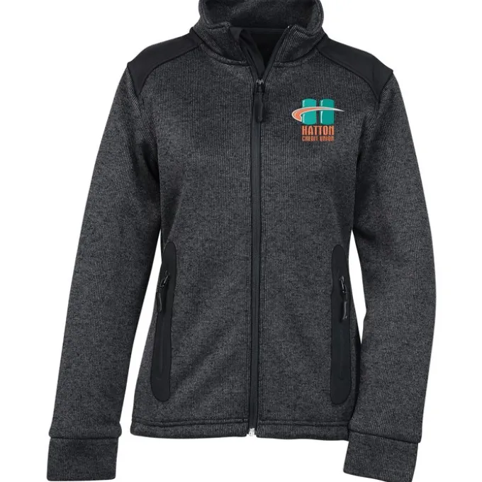 Heavy Knit Technical Sweater Fleece Jacket - Ladies' - 24 hr