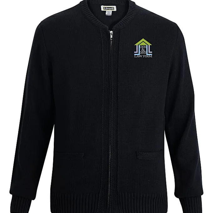 Heavyweight Acrylic Full-Zip Cardigan