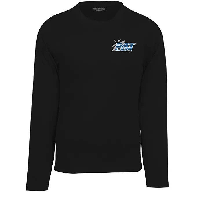 Heavyweight Ringspun Cotton LS T-Shirt - Embroidered - 24 hr