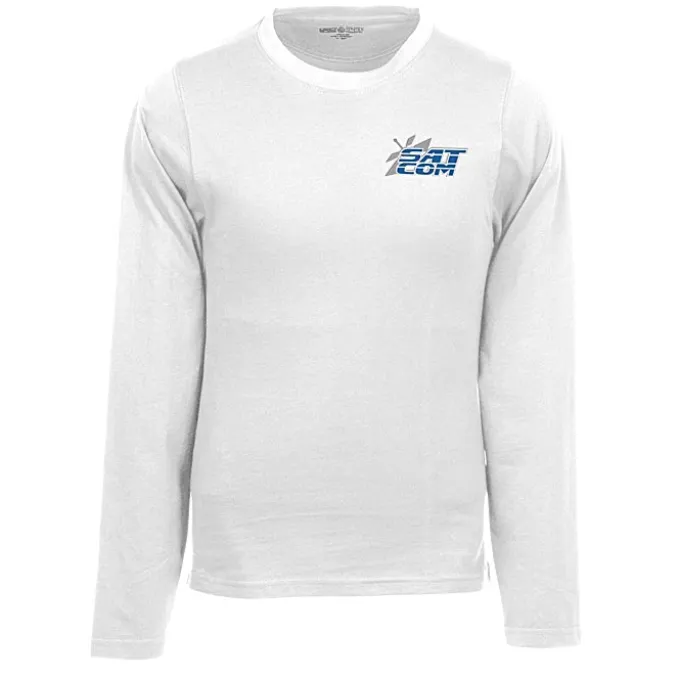 Heavyweight Ringspun Cotton LS T-Shirt - Embroidered - 24 hr