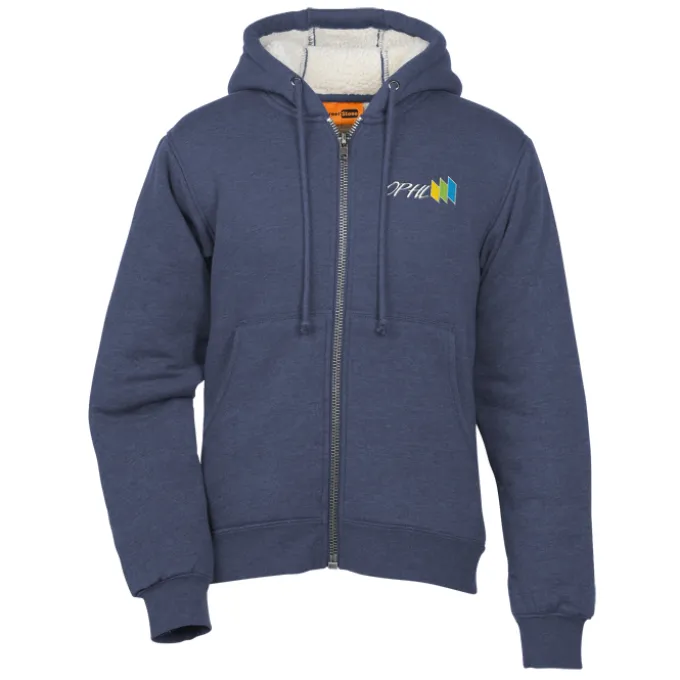 Heavyweight Sherpa Fleece Hooded Jacket