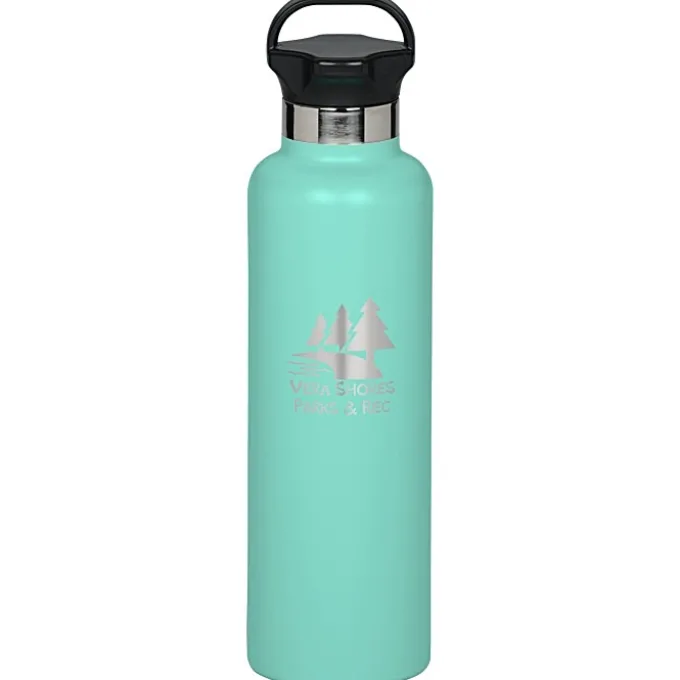 h2go Ascent Vacuum Bottle - 25 oz - Laser Engraved