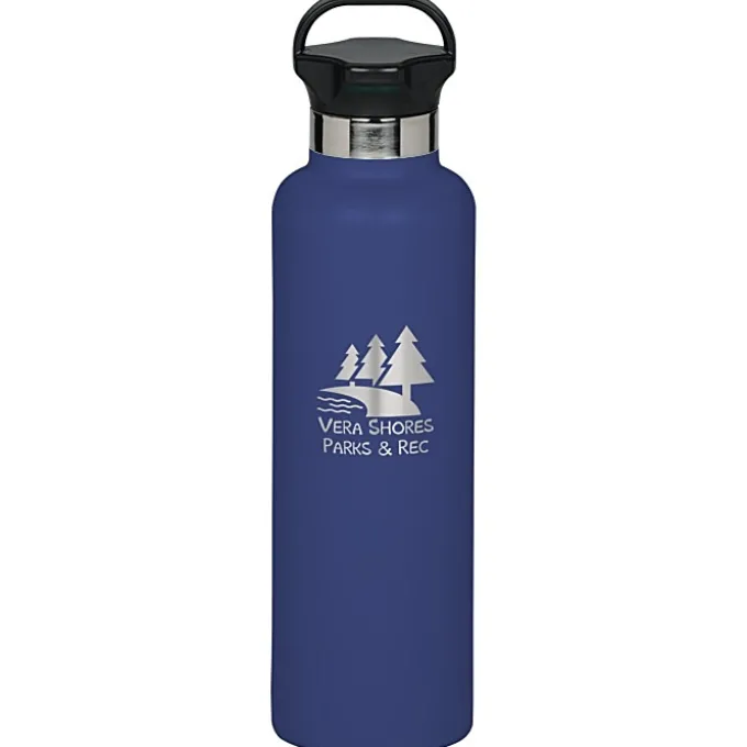 h2go Ascent Vacuum Bottle - 25 oz - Laser Engraved
