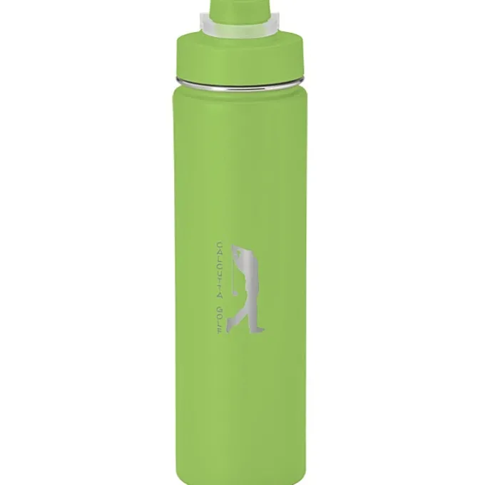 h2go Conquer Vacuum Bottle - 24 oz - Laser Engraved