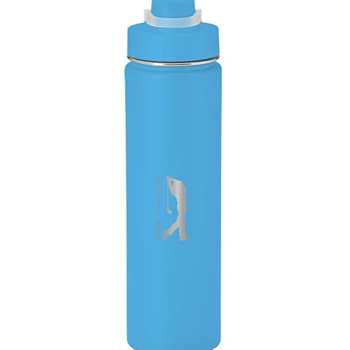 h2go Conquer Vacuum Bottle - 24 oz - Laser Engraved