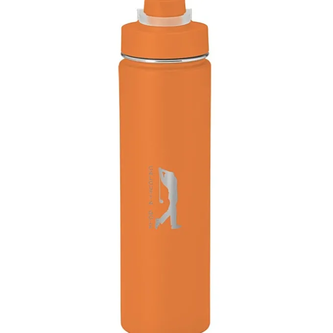 h2go Conquer Vacuum Bottle - 24 oz - Laser Engraved