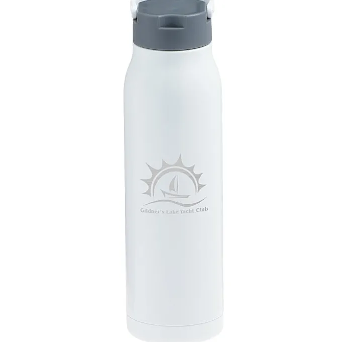 h2go Flex Vacuum Bottle - 32 oz - Laser Engraved