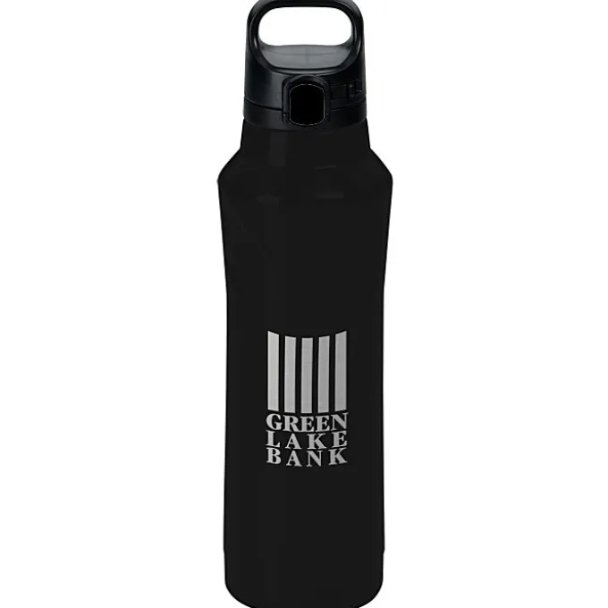 h2go Houston Vacuum Bottle - 21 oz. - Laser Engraved