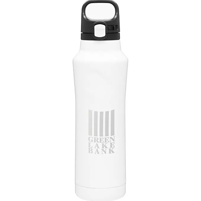 h2go Houston Vacuum Bottle - 21 oz. - Laser Engraved