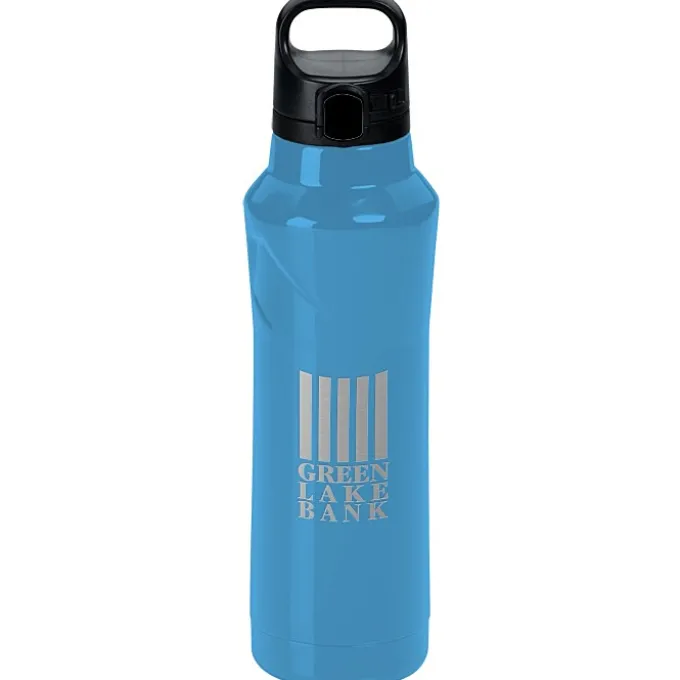 h2go Houston Vacuum Bottle - 21 oz. - Laser Engraved