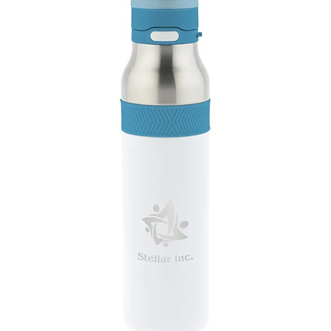 h2go Jogger Vacuum Bottle - 21 oz - Laser Engraved