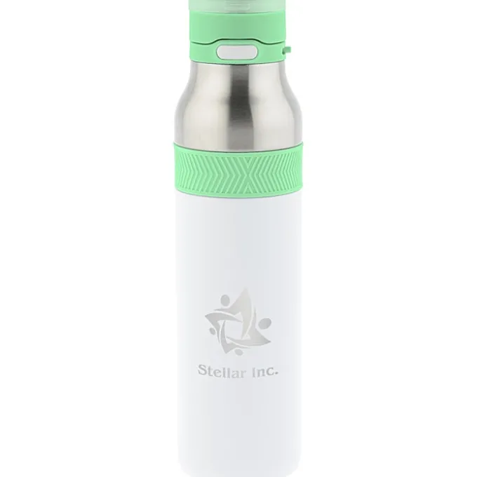 h2go Jogger Vacuum Bottle - 21 oz - Laser Engraved