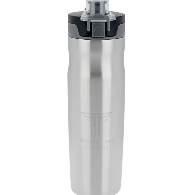 h2go Jolt Vacuum Bottle - 21 oz. - Laser Engraved
