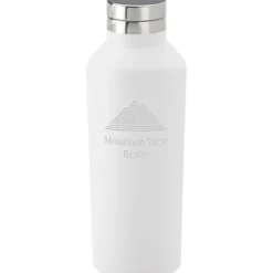 h2go Manhattan Vacuum Bottle - 17 oz. - Laser Engraved