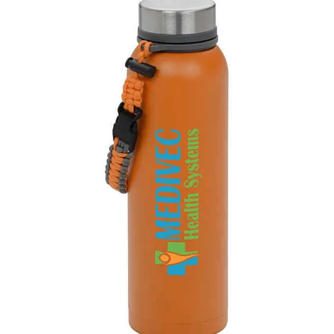 h2go Pine Vacuum Bottle with Carrying Handle - 32 oz - Full Color