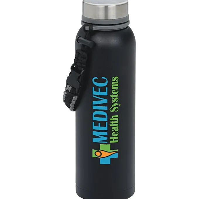 h2go Pine Vacuum Bottle with Carrying Handle - 32 oz - Full Color