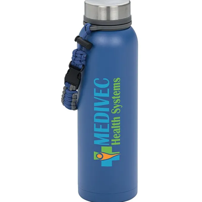 h2go Pine Vacuum Bottle with Carrying Handle - 32 oz - Full Color