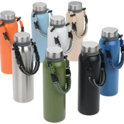 h2go Pine Vacuum Bottle with Carrying Handle - 32 oz - Full Color