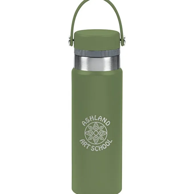 h2go Realm Vacuum Bottle - 25 oz - Laser Engraved