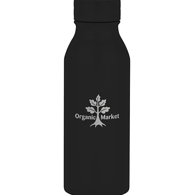h2go Slant Stainless Bottle - 25 oz - Laser Engraved