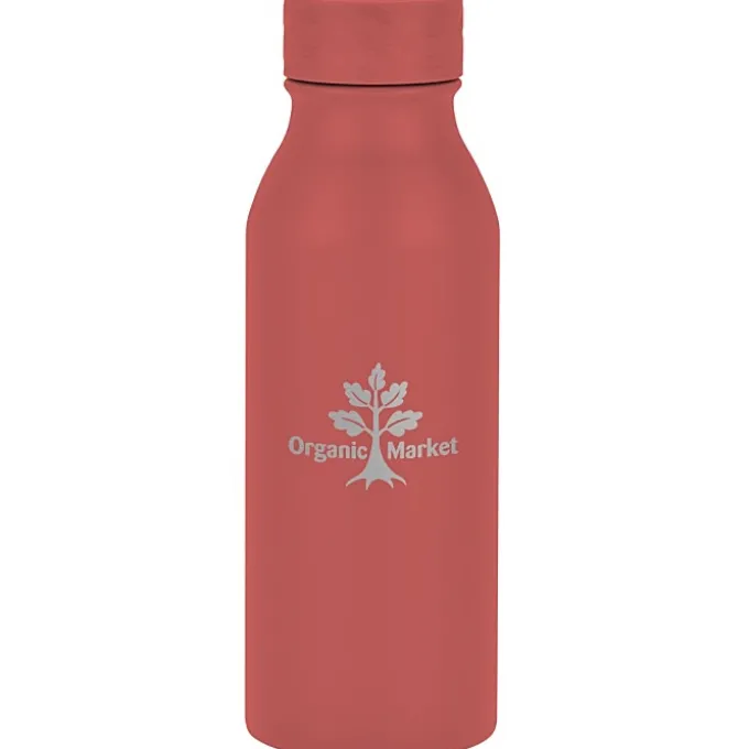 h2go Slant Stainless Bottle - 25 oz - Laser Engraved