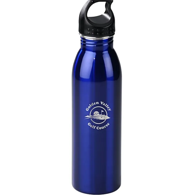 h2go Solus Stainless Bottle - 24 oz. - Laser Engraved