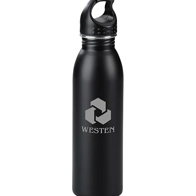 h2go Solus Stainless Bottle - 24 oz. - Matte - Laser Engraved