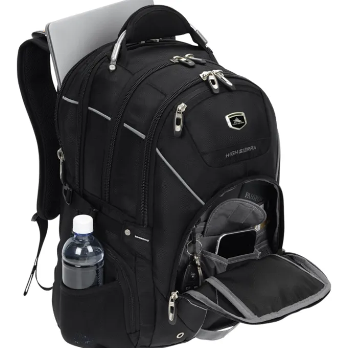 High Sierra Elite Fly-By 17-inch Laptop Backpack - Embroidered