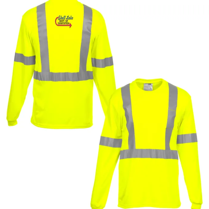 High Visibility Long Sleeve Safety T-Shirt