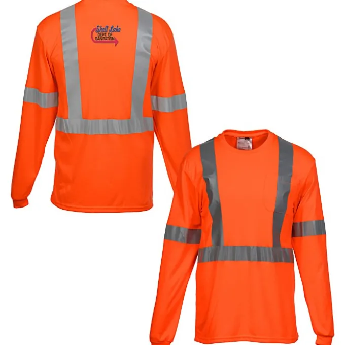 High Visibility Long Sleeve Safety T-Shirt