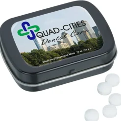 Hinged Mint Tin with Full Color Dome - Small