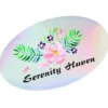 Holographic Sticker - Oval - 4 inches x 6 inches