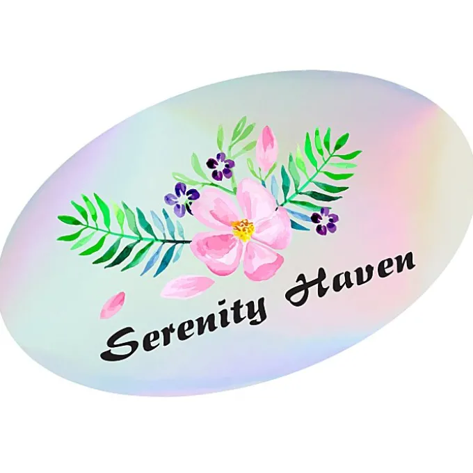 Holographic Sticker - Oval - 4 inches x 6 inches