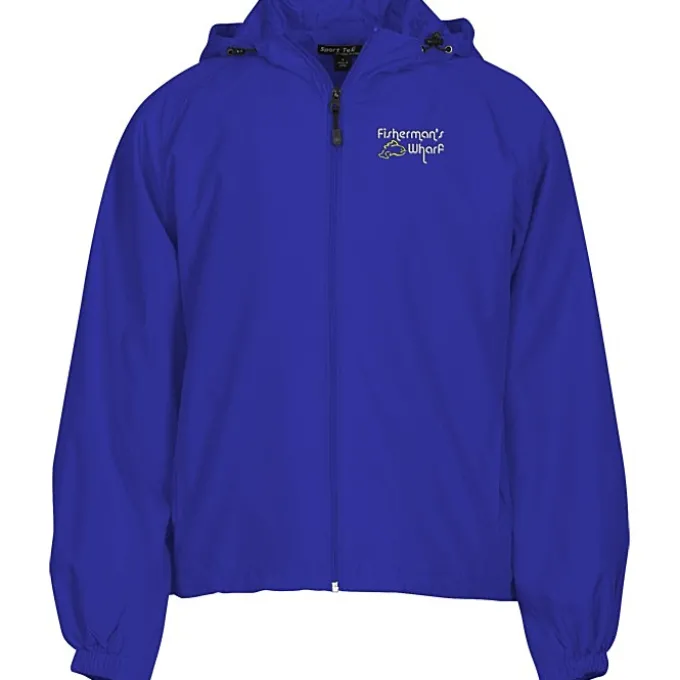 Hooded Raglan Athletic Jacket