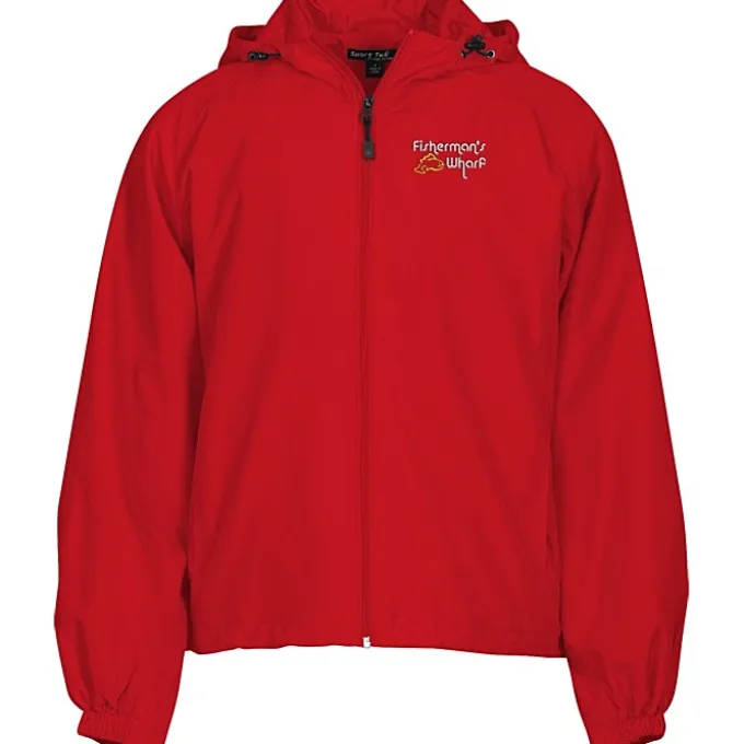 Hooded Raglan Athletic Jacket