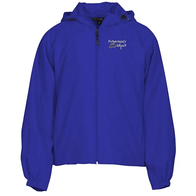 Hooded Raglan Athletic Jacket - 24 hr