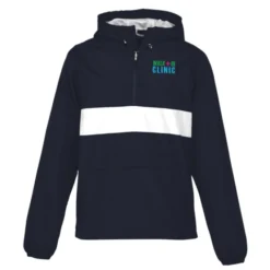 Hooded 1/2-Zip Anorak Pullover
