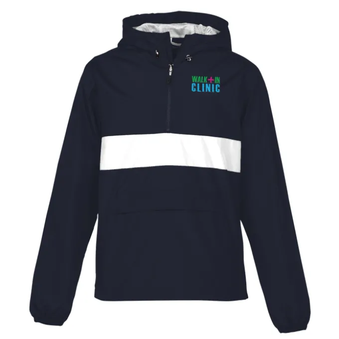 Hooded 1/2-Zip Anorak Pullover