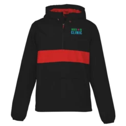 Hooded 1/2-Zip Anorak Pullover