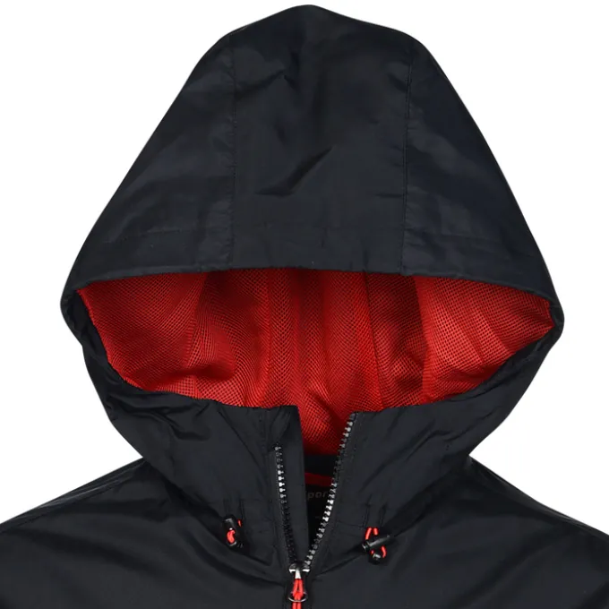 Hooded 1/2-Zip Anorak Pullover