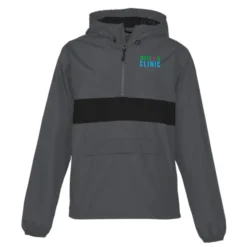 Hooded 1/2-Zip Anorak Pullover