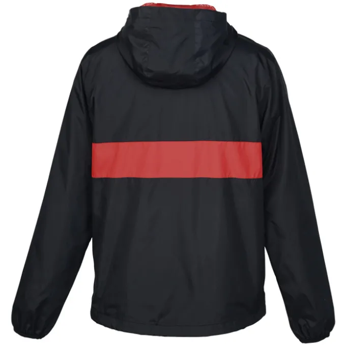 Hooded 1/2-Zip Anorak Pullover