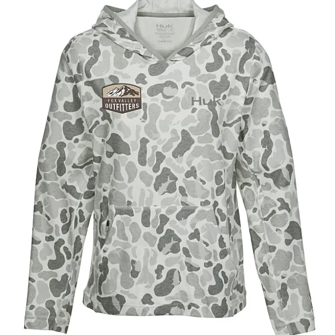 Huk Cold Front Printed Hoodie - Ladies' - Embroidered
