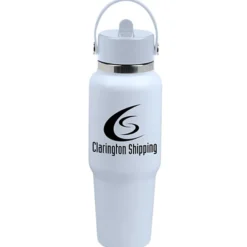 Hydro Flask Wide Mouth Travel Bottle with Flex Straw Cap - 32 oz