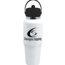 Hydro Flask Wide Mouth Travel Bottle with Flex Straw Cap - 32 oz